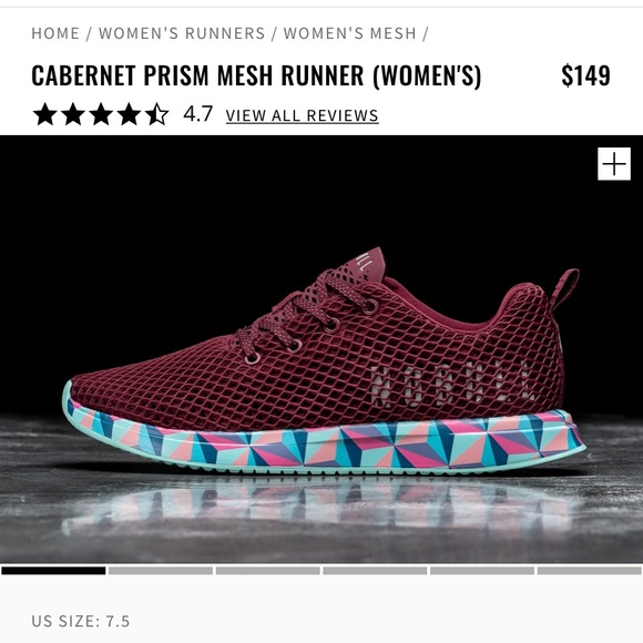 NOBULL Shoes - LIKE NEW - NoBull Cabernet Mesh Prism Runner